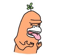 Dreaming Gorilla43 sticker #14831379