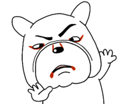 Funny face Pistachio sticker #14831861