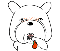 Funny face Pistachio sticker #14831873