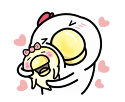 ah chicken blink blink sticker #14832102