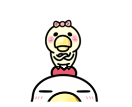 ah chicken blink blink sticker #14832110
