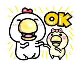 ah chicken blink blink sticker #14832112