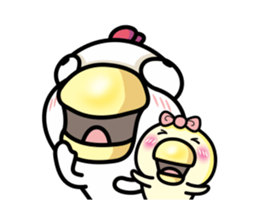 ah chicken blink blink sticker #14832116