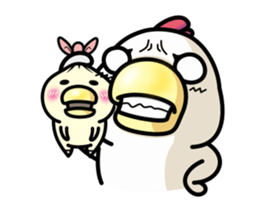 ah chicken blink blink sticker #14832117