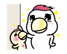 ah chicken blink blink sticker #14832118