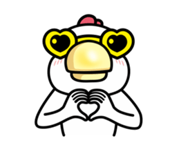 ah chicken blink blink sticker #14832124