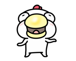 ah chicken blink blink sticker #14832125