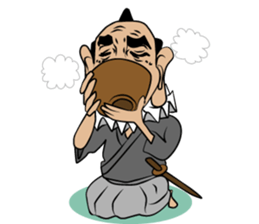 zeni-samurai sticker #14833366