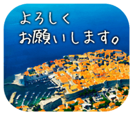 Beautiful European sticker for women sticker #14833469