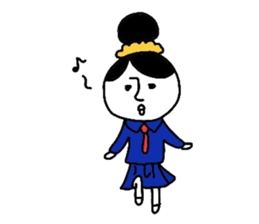 peaceful machiko part3 sticker #14833885