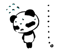 Social withdrawal a giant pand2 sticker #14834374