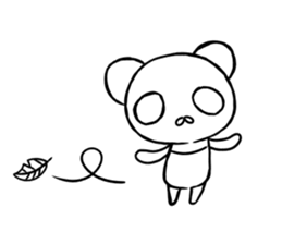 Social withdrawal a giant pand2 sticker #14834378