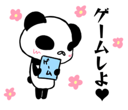 Social withdrawal a giant pand2 sticker #14834381