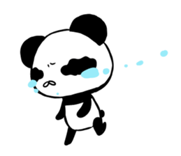 Social withdrawal a giant pand2 sticker #14834383