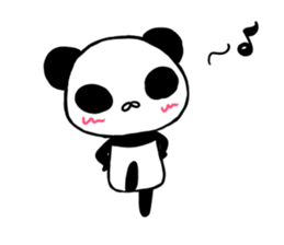 Social withdrawal a giant pand2 sticker #14834384