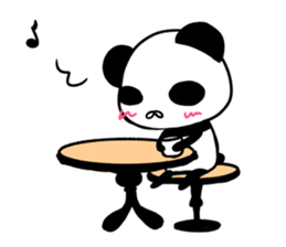 Social withdrawal a giant pand2 sticker #14834390