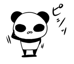 Social withdrawal a giant pand2 sticker #14834394