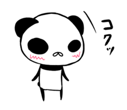 Social withdrawal a giant pand2 sticker #14834408