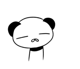 Social withdrawal a giant pand2 sticker #14834411