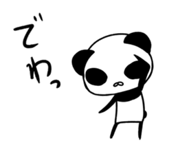 Social withdrawal a giant pand2 sticker #14834412