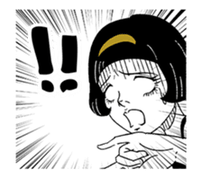 (anime) acitive girl 2 sticker #14834480