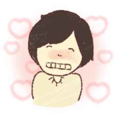 It is sweet like choco! Present sticker