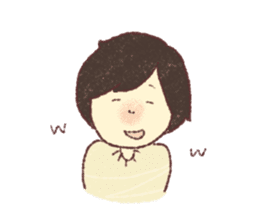 It is sweet like choco! Present sticker sticker #14834560