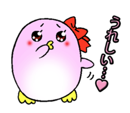 lovely penguin couple sticker #14834608