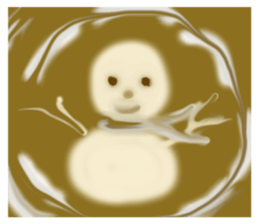 coffee time. latte art. sticker #14834796