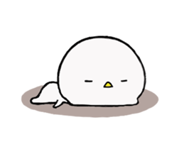 White pretty guy.2 sticker #14835589