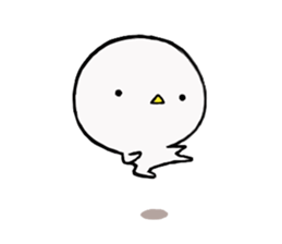 White pretty guy.2 sticker #14835595