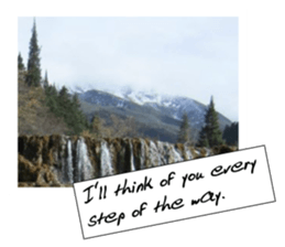 Landscape postcards series 3 sticker #14835615