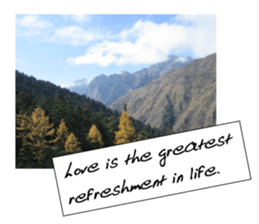 Landscape postcards series 3 sticker #14835625