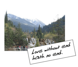 Landscape postcards series 3 sticker #14835635