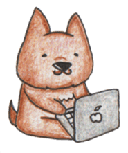 A dog called CHIBI sticker #14835877