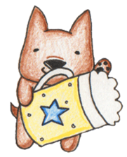A dog called CHIBI sticker #14835878