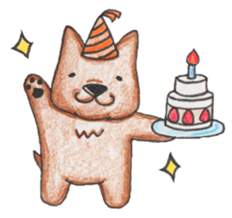 A dog called CHIBI sticker #14835885