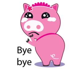 Little Clumsy Pig sticker #14836774