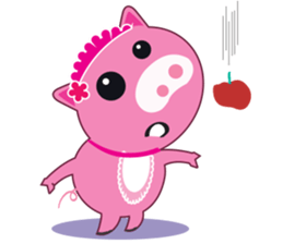 Little Clumsy Pig sticker #14836778