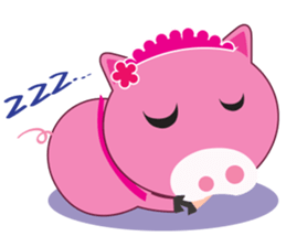 Little Clumsy Pig sticker #14836799