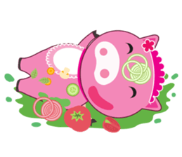 Little Clumsy Pig sticker #14836802