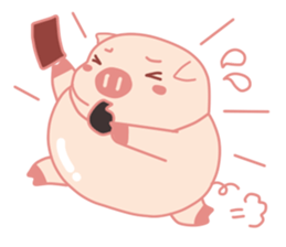 Fat Pig but Extremely Lovable sticker #14837033