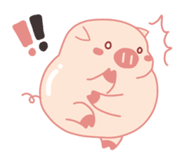 Fat Pig but Extremely Lovable sticker #14837036