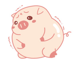 Fat Pig but Extremely Lovable sticker #14837037
