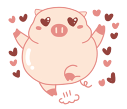 Fat Pig but Extremely Lovable sticker #14837041