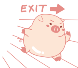 Fat Pig but Extremely Lovable sticker #14837044