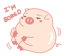 Fat Pig but Extremely Lovable sticker #14837048