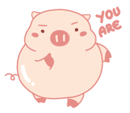 Fat Pig but Extremely Lovable sticker #14837053