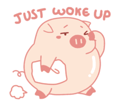 Fat Pig but Extremely Lovable sticker #14837059