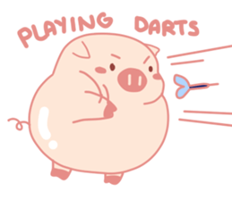 Fat Pig but Extremely Lovable sticker #14837065